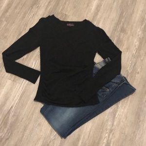 Black slim fit sweater
